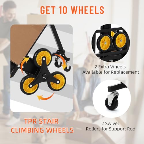 Carretilla plegable para subir escaleras 150 kg capacidad miniatura 3