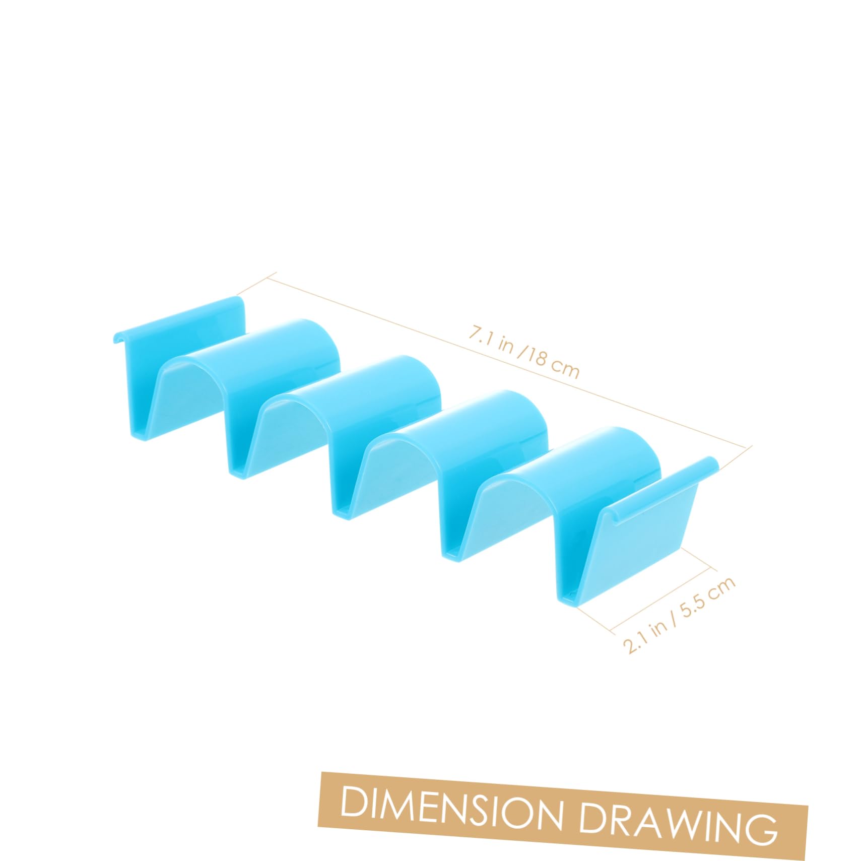 CIYODO 4Pcs Taco Holder Kitchen Pancake Chicken Stand Easy to Clean Plastic Taco Holders for Compact Storage Multi Function Use for and Parties