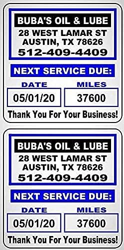 Stand Alone Oil Change Sticker/Label Printer. Complete Package Including Keyboard, Ribbon and 1000 Custom Labels