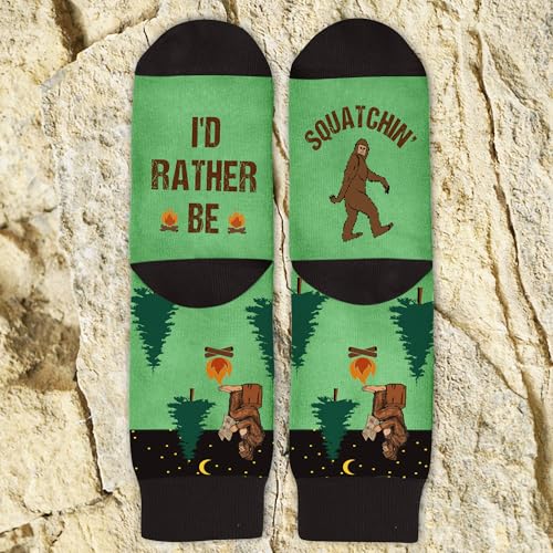 Image of VICRAZY Father Day Gifts for Husband, Dad, Grandpa, Men - First Mother's Day for Pregnancy Mom, Wife - Funny Bigfoot gifts