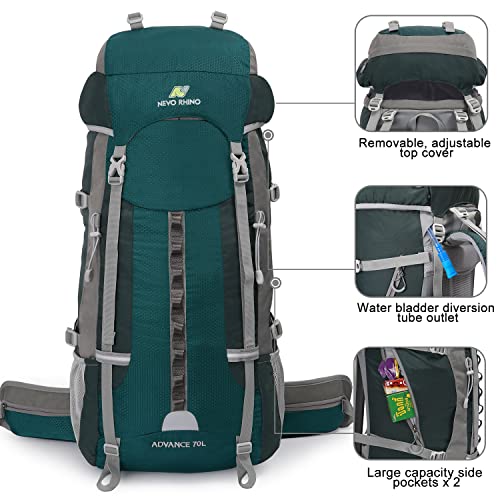 N Nevo Rhino 15083 Internal Frame Hiking Backpack 70L thumb #2
