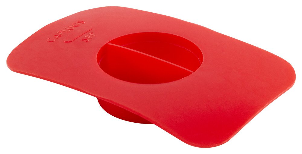 Caplugs 99395105 Plastic Covers for Split-Flange Connections. SFP-24, PE-LD, to fit SAE 3000 lbs. 4 Bolt Hydraulic Flanges. Flange Dash -24 Flange Size 1 1/2", Red (Pack of 20)