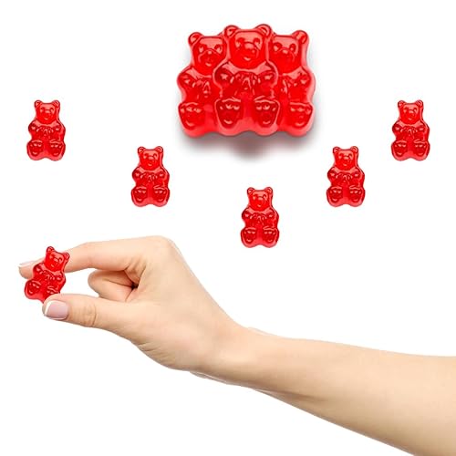 Miniatura 5 de Wild Cherry Gummi Bears - Gomitas de sabor a frutas, aptas para alérgicos, sin OMG, sin edulcorantes artificiales (bolsa de 2 libras)