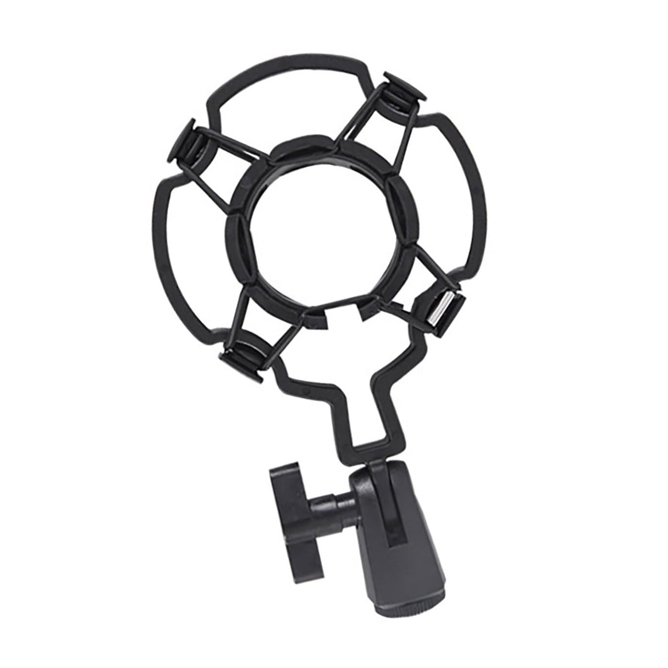 Adjustable 360 Degree Microphones Shock Mount Holder For Reducing Vibrations Noise In Studio Environment