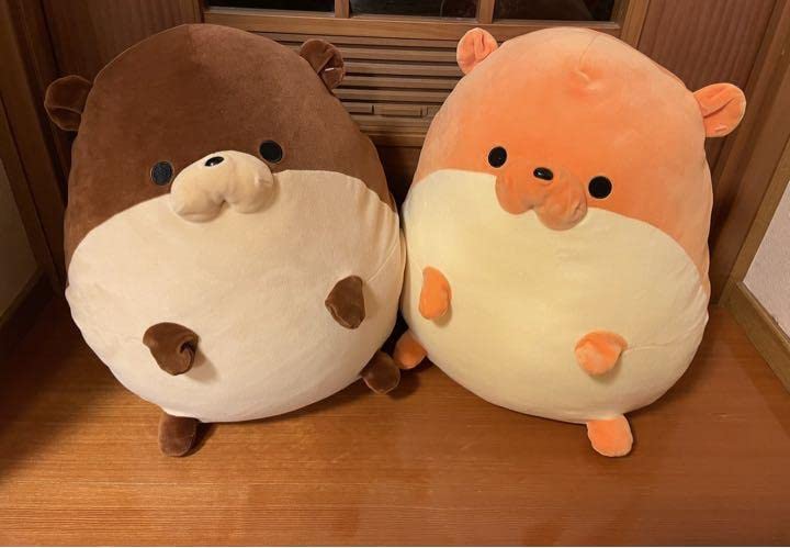 Amazon.co.jp: おもち動物園 ぬいぐるみ かわうそもち 特大サイズ