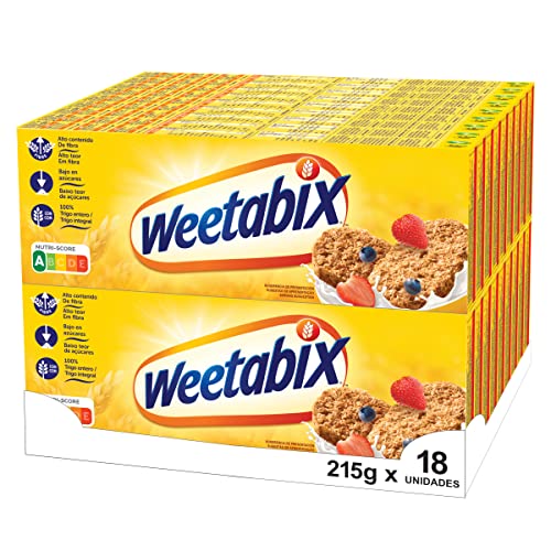 Cereales Weetabix Original - Caja de 18 paquetes de 215 g