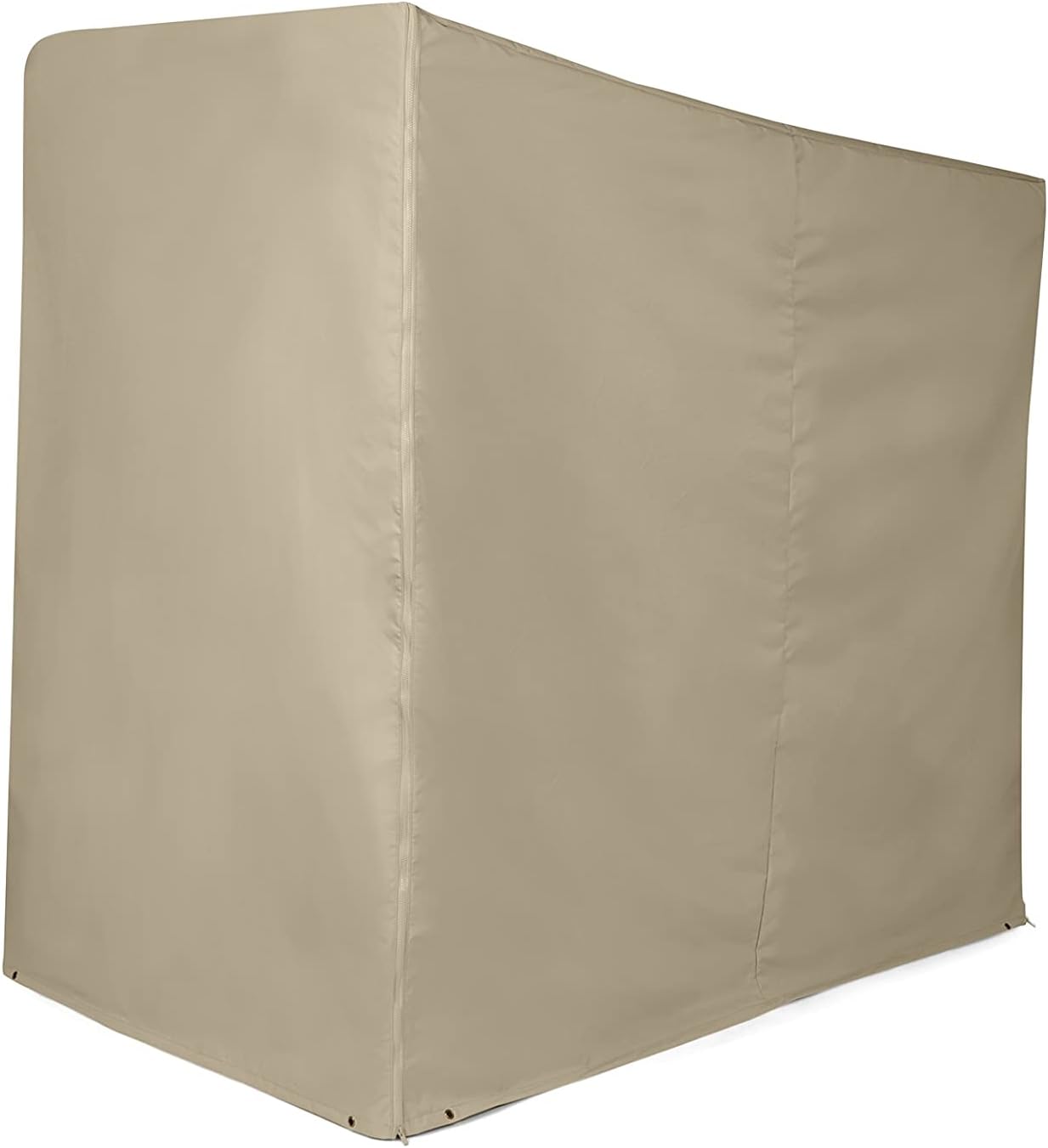 Covermates Outdoor Canopy Swing Cover – Elite 300D All-Weather Water-Resistant Polyester with Double-Stitched Seams, Mesh Vent, Elastic Hem & Buckle Straps, Full Coverage 86W x 50D x 70H, Khaki