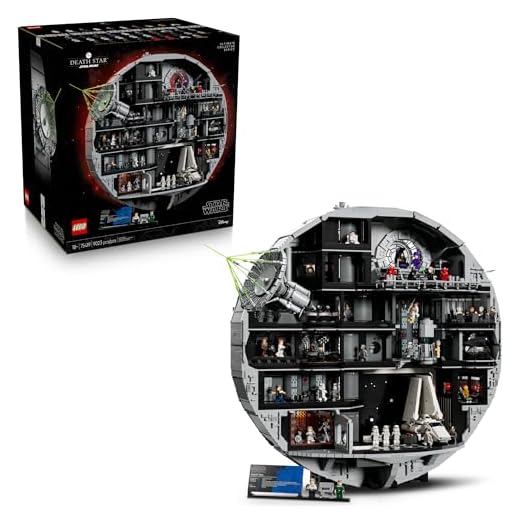 LEGO Star Wars Death Star Building Set for Adults, Ages 18+ - Collectible & Room Decor for Office, Bedroom, or Book Shelf - Fun Activity for Men, Women, & Movie Fans - Gift Idea for Birthdays - 75419