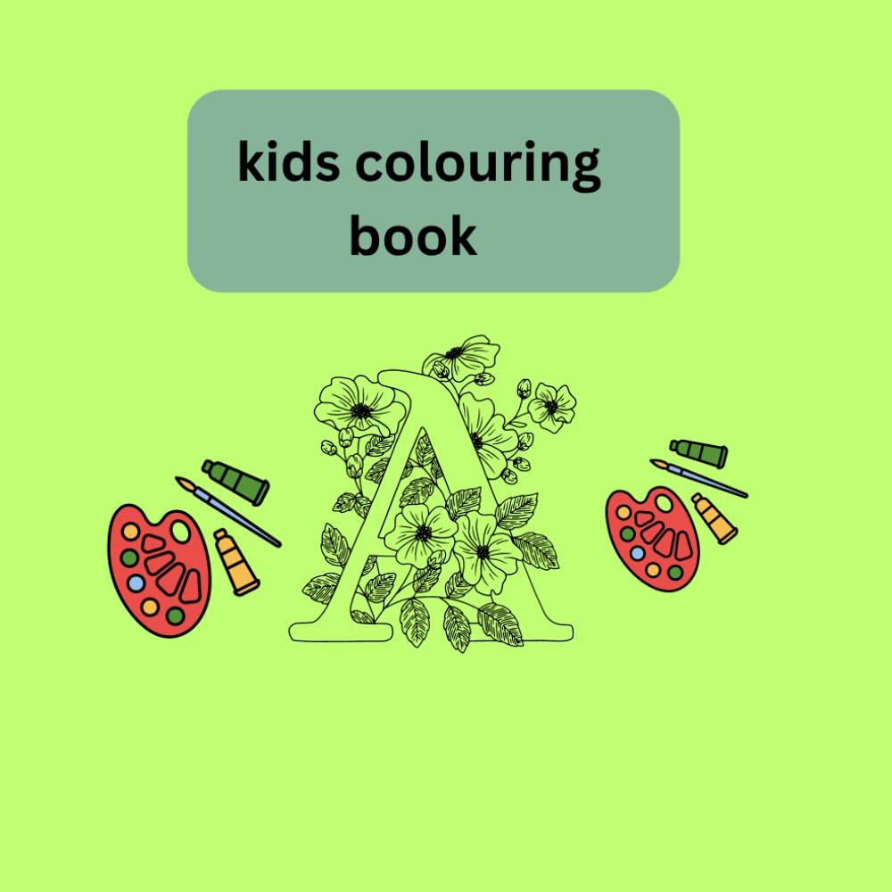Kids colouring book: Alphabet