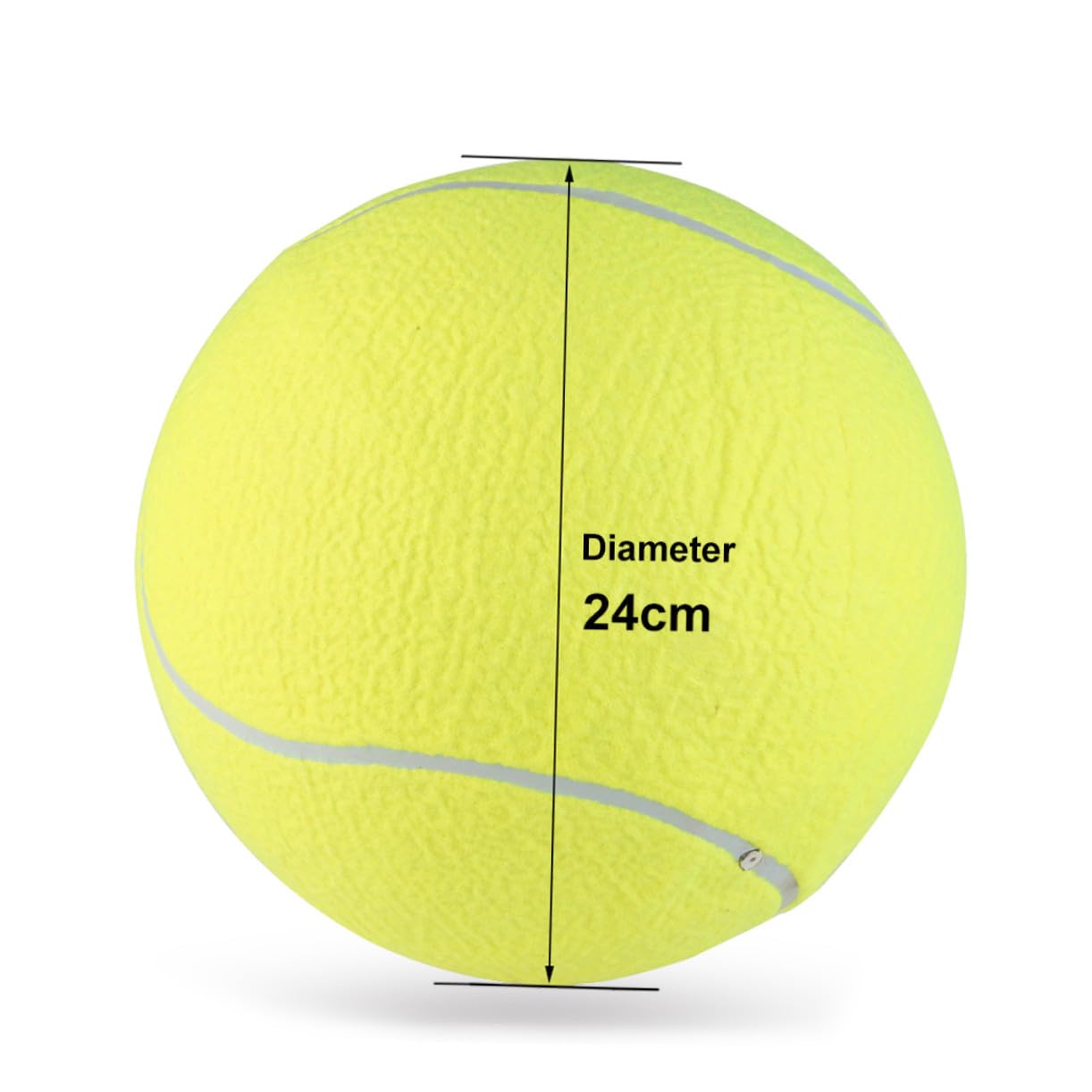 Alipis 2pezzi Palla da Tennis Gigante da Gonfiabile con Flanella Morbida Giocattolper Animali Domestici per Attività all Aperto