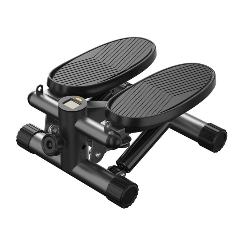 Steppers for Exercise at Home, Stair Stepper with Resistance Bands, Mini Stepper with 330LBS Loading Capacity, Height-Adjustable Hydraulic Fitness Stepper