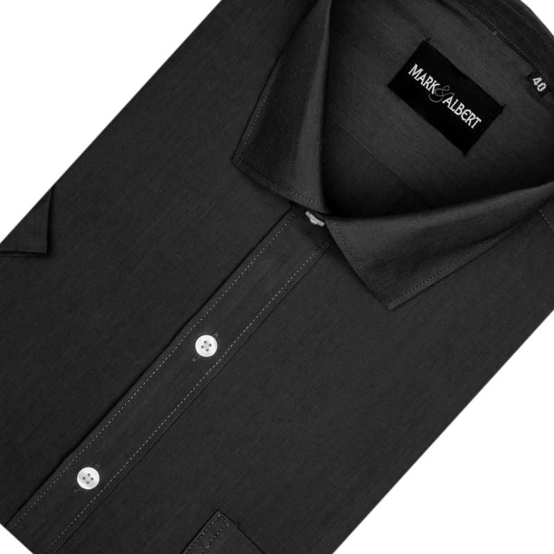 Image of MARK & ALBERT Men's Half Sleeves Regular Shirt