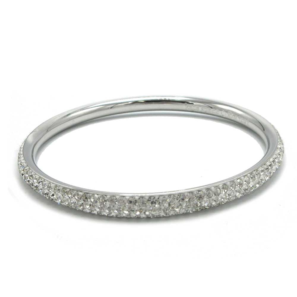 Kate Spade New York Razzle Dazzle Bangle (Clear/Silver)