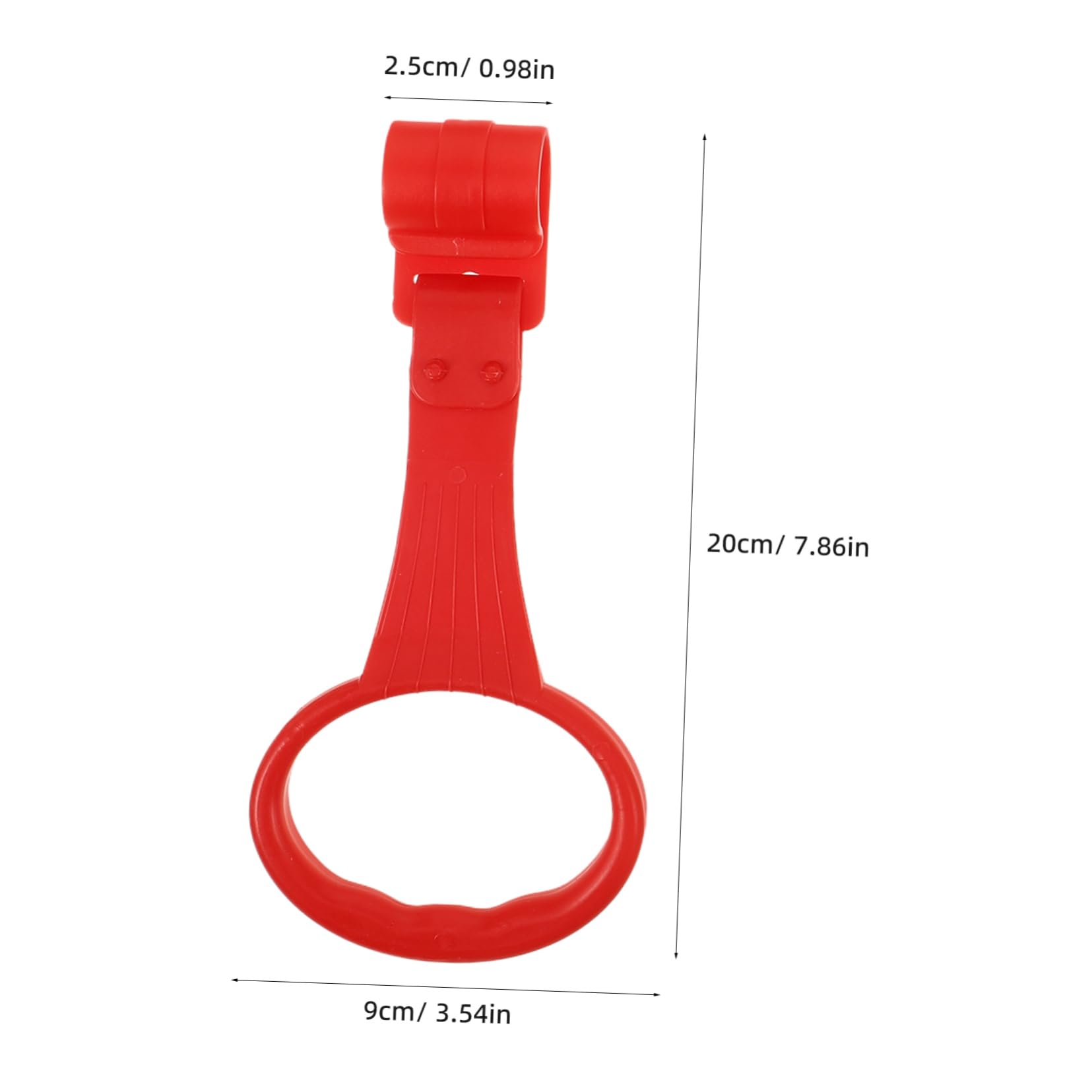 BESPORTBLE 6Pcs Hanging Rings Crib Pull Up Rings for Enhanced Motor Skills Coordination Safe and Convenient Design for Stand Up Support Playpen Accessories