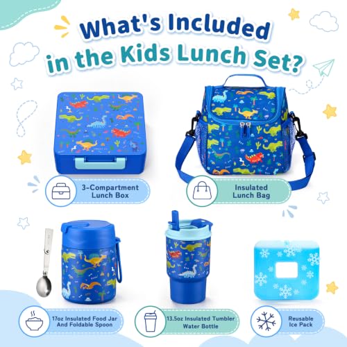 Kids Bento Lunch Box with Insulated Tumbler