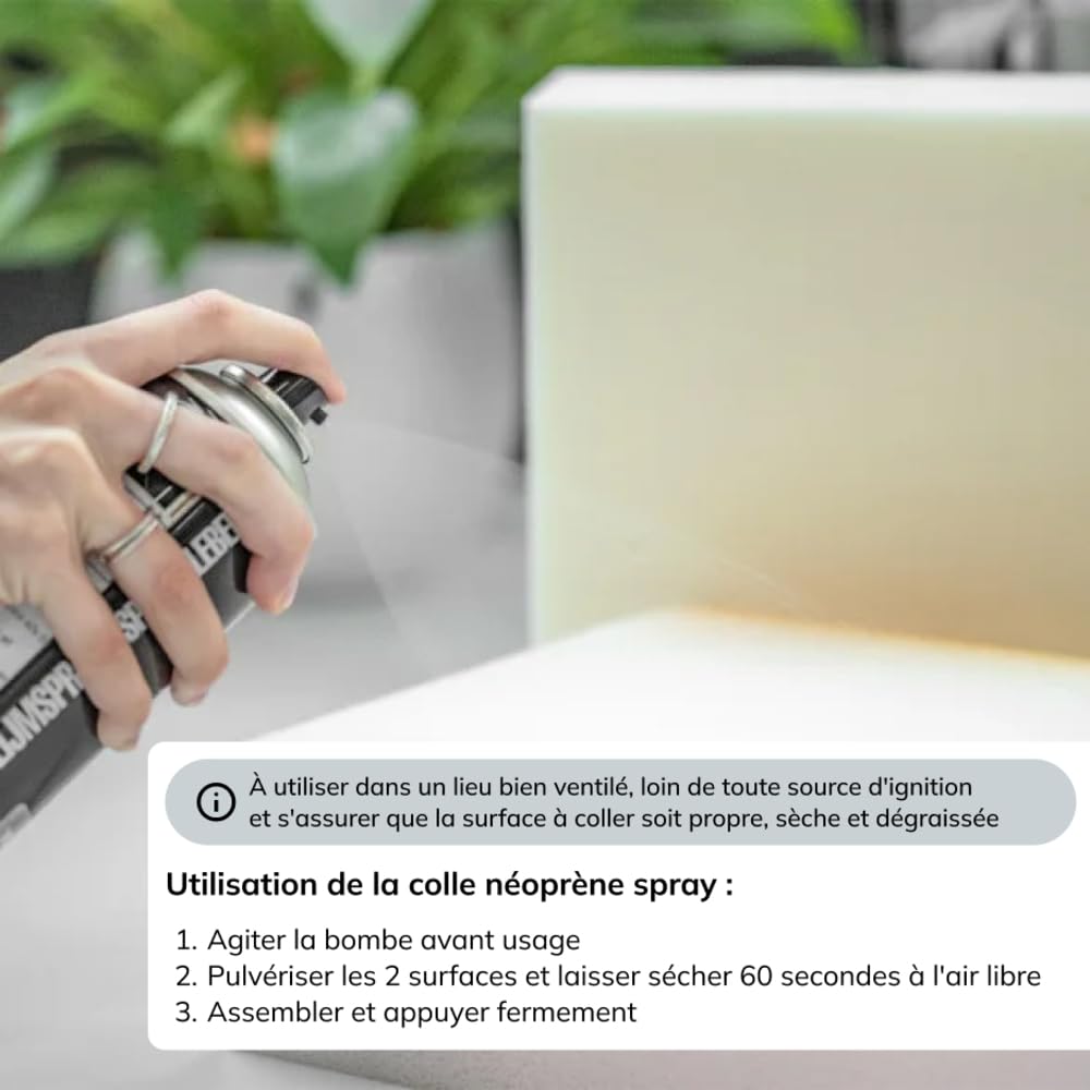 Colle néoprène en spray 500ml