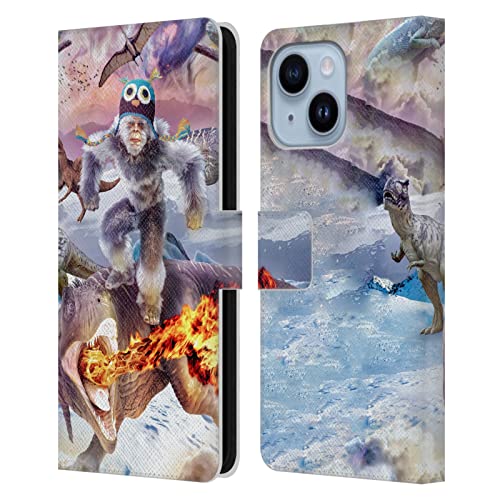 Coque iPhone 14 Plus rabat cuir portefeuille Head Case Designs Random Galaxy