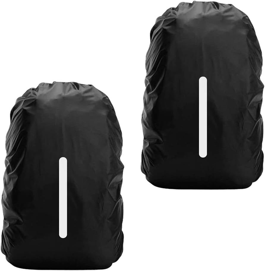 2 Pack Waterproof Rain Cover Backpack Rain Cover Waterproof Rucksack Cover with Reflective for Hiking Camping Traveling Cycling Anti-dust,Anti-Theft,Outdoor Activities(M (30-40L) 2 Pack Waterproof Rain Cover Backpack Rain Cover Waterproof Rucksack Cover with Reflective for Hiking Camping Traveling Cycling Anti-dust,Anti-Theft,Outdoor Activities(M (30-40L)