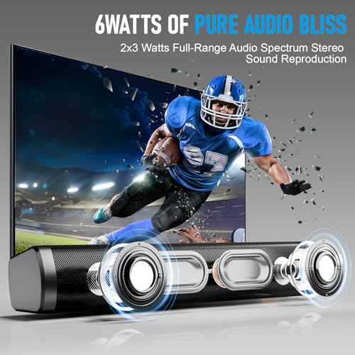 Dnil Portable Slim Sound Bar, Wireless Bluetooth Speaker, a Rechargeable Bluetooth Speaker for Indoor & Outdoor Use, Great for TV, Music, Exercise, Beach, and Travel. - image 2