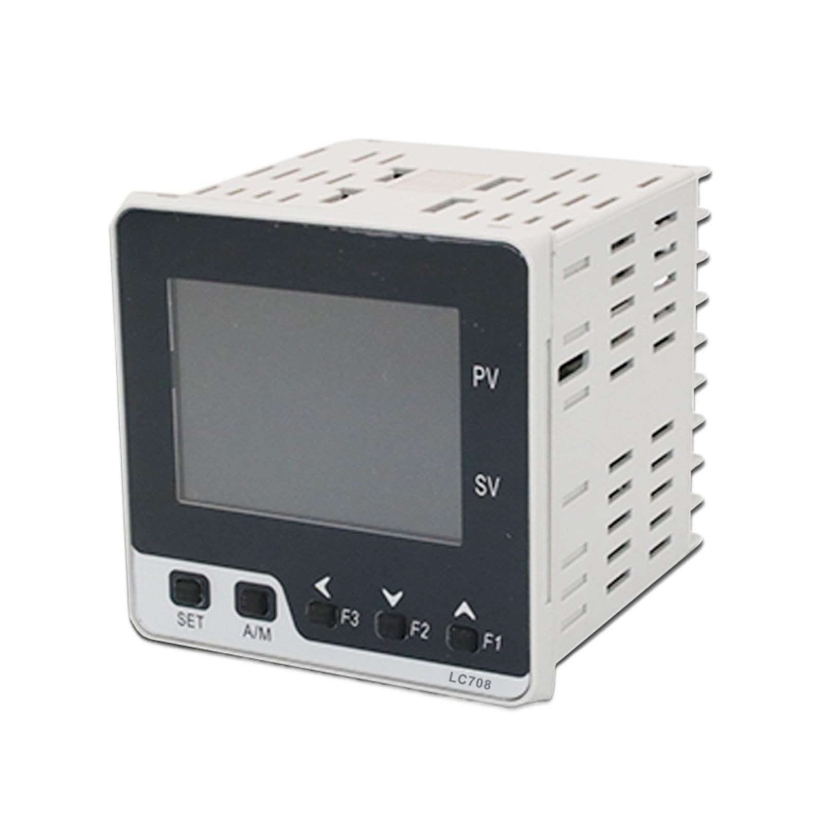 Controlador de temperatura, Controlador de temperatura digital PID, entrada 0-10 V, relé SSR, 4-20 mA, salida 0-10 V, RS485 Modbus, 72 x 72 mm, LC708(Ssr Out 2alarms)