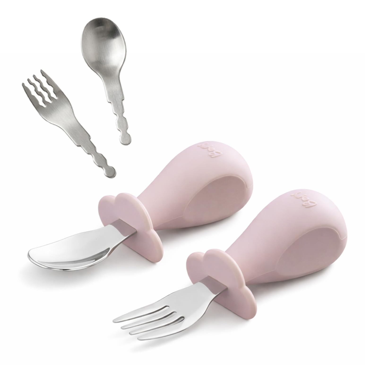 Amazon.co.jp: Berpy にぎぱく スプーン フォーク セット 離乳食 