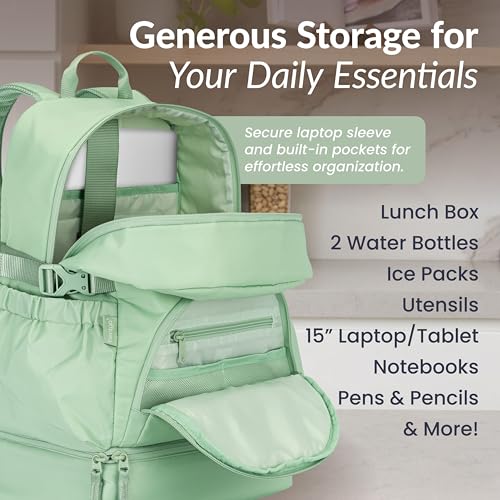 Image of Bentgo 2-in-1 Adult Backpack & Insulated Lunch Bag