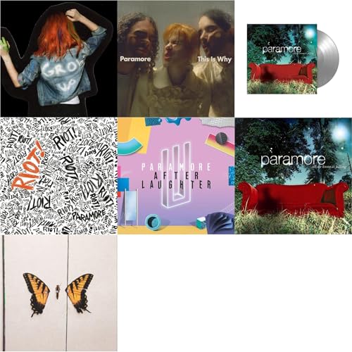Paramore (2LP) & This Is Why & All We Know Is Falling (Silver LP Vinyl) & Riot! (Fbr 25Th Anniversary Edtion/Silver LP Vinyl) & After Laughter (Black & White Marble LP Vinyl/Dl Card) (I) & All We Know Is Falling & Brand New Eyes