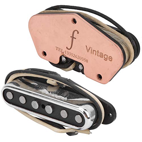 Przetwornik gitarowy, przetwornik bezszumowy do gitary elektrycznej Vintage, narzędzie do strojenia instrumentów muzycznych do zestawu przetworników Tele Telecaster do gitary elektrycznej Telecaster