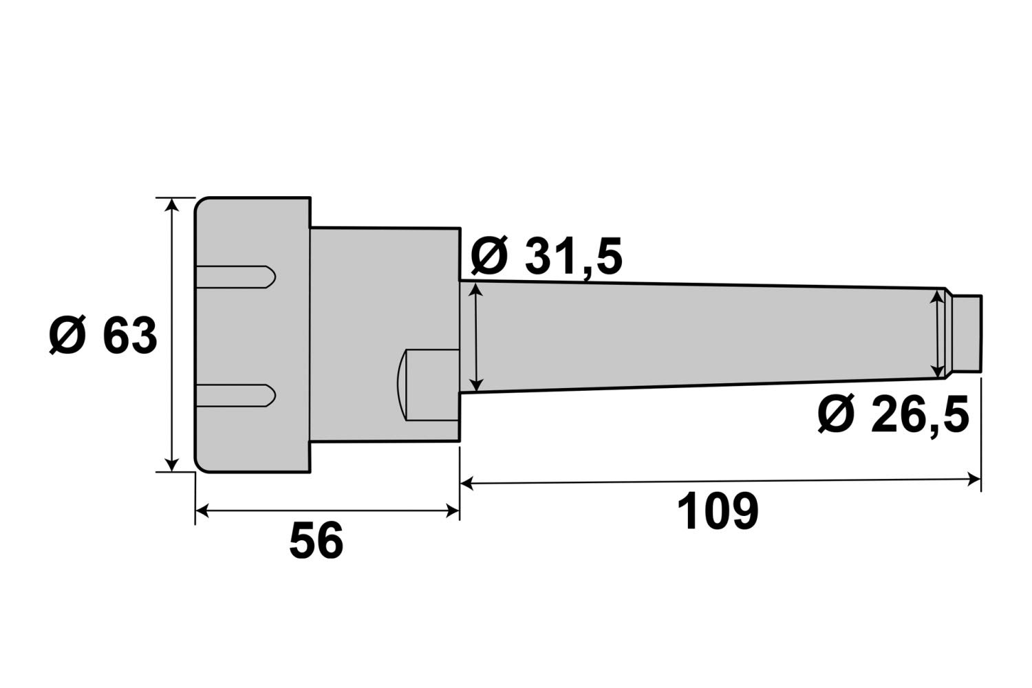 PAULIMOT Präzisions-Spannzangenfutter MK4/M16 für ER40