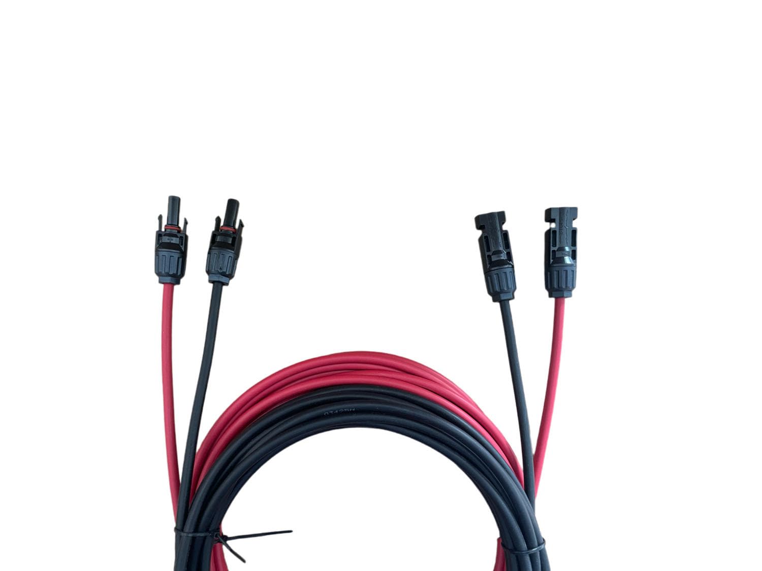 Cavo di prolunga solare con 4 connettori solari, filo di rame puro da 0,9 m, 10 AWG