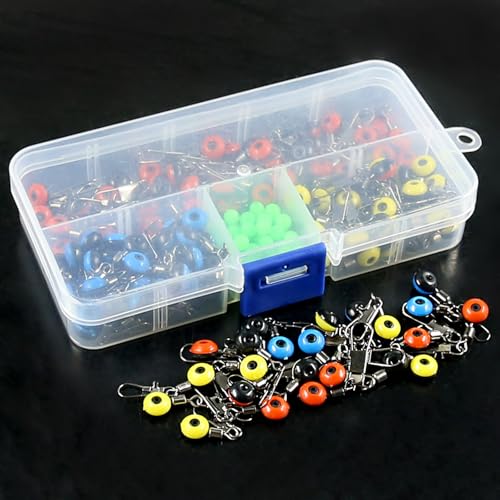 Kit de connecteurs de pêche 200 pièces durables et faciles à utiliser - 6