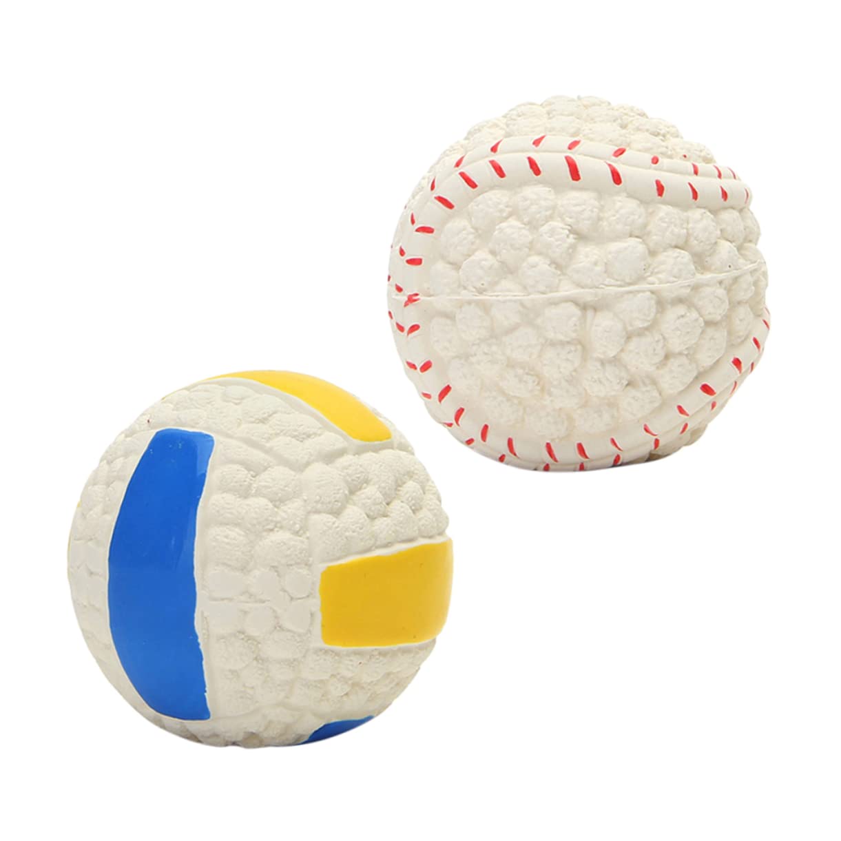 SUPVOX 4 Piezas Juguetes para Masticar Perros Juguetes de Entrenamiento para Mascotas Masticar para Perro de Pelota para Mascotas Juguete para morder vocalizar