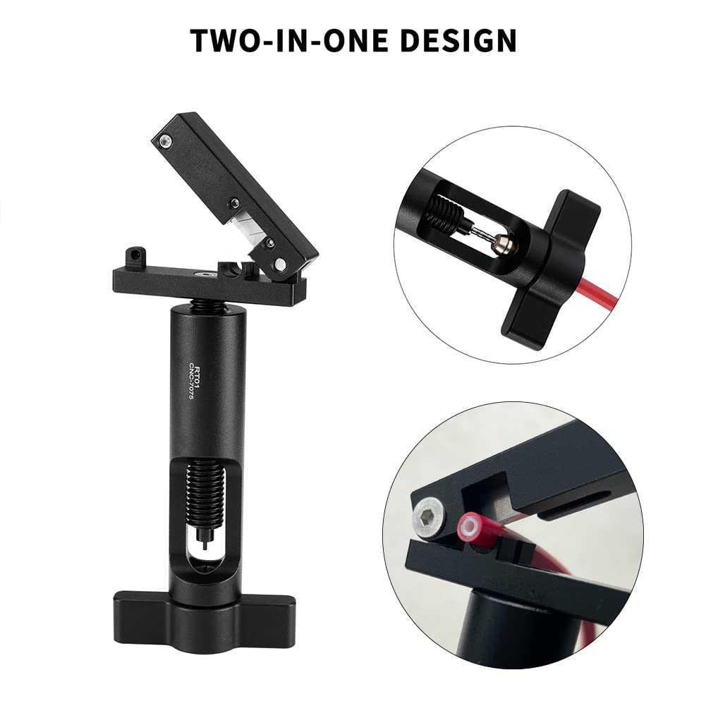 BESNIN Kit de Guiado de Cables para Bicicleta, Herramienta de Guiado Interno y Herramienta de Inserción de Aguja con Cortador de Freno Hidráulica