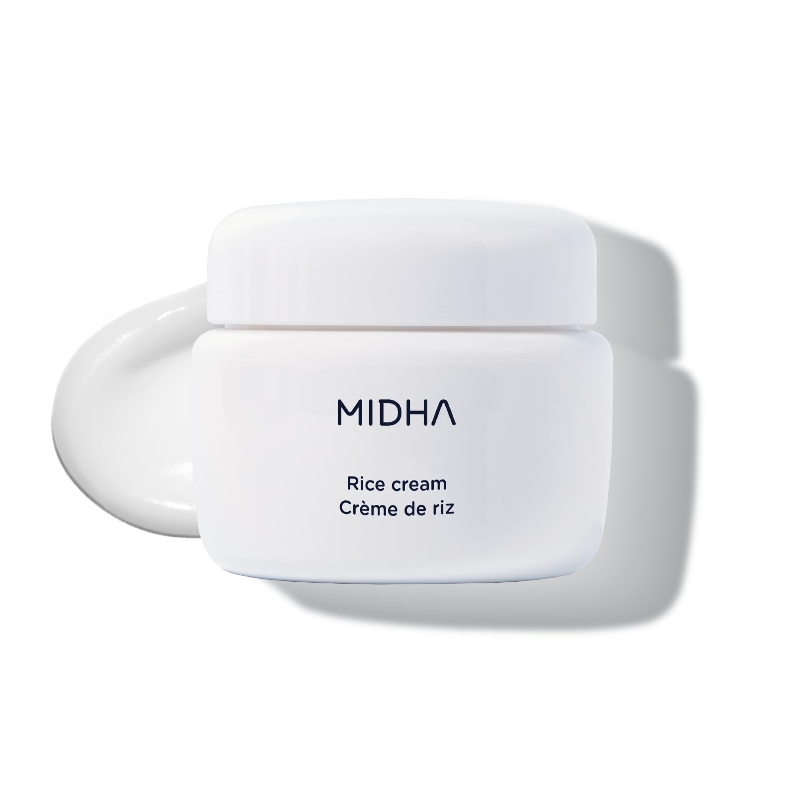 MIDHA Rice Cream 1.69fl.oz/50ml, Deep Hydration, Glow-Enhancing, Skin Barrier Support – Moisturising, Lightweight Daily Cream with Dewy, Radiant Finish, for Rice Face Spots