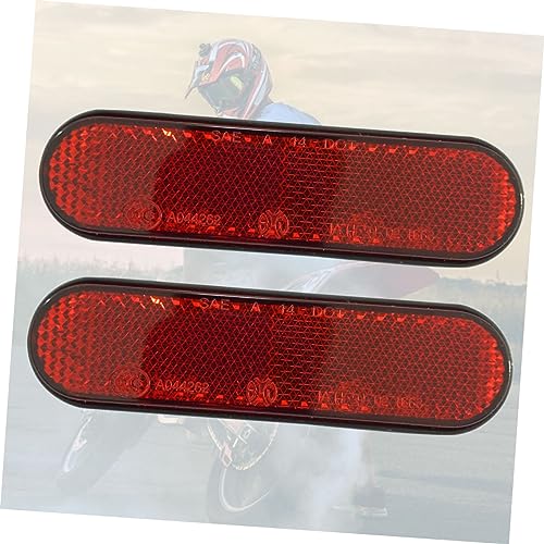 OUNONA 6 Pçs Sinais De Volta Da Motocicleta LED Luz Indicadora Cauda Lâmpada De Freio Luzes Marcador