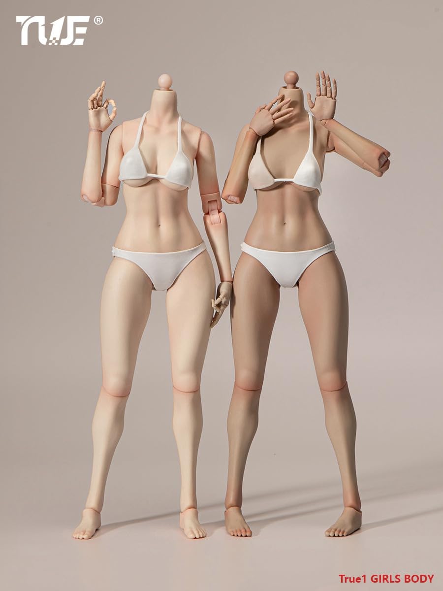 Amazon | 【Tbmodel 】True1Toys 1/6 フィギュア 女性 素体 ヘッド 服