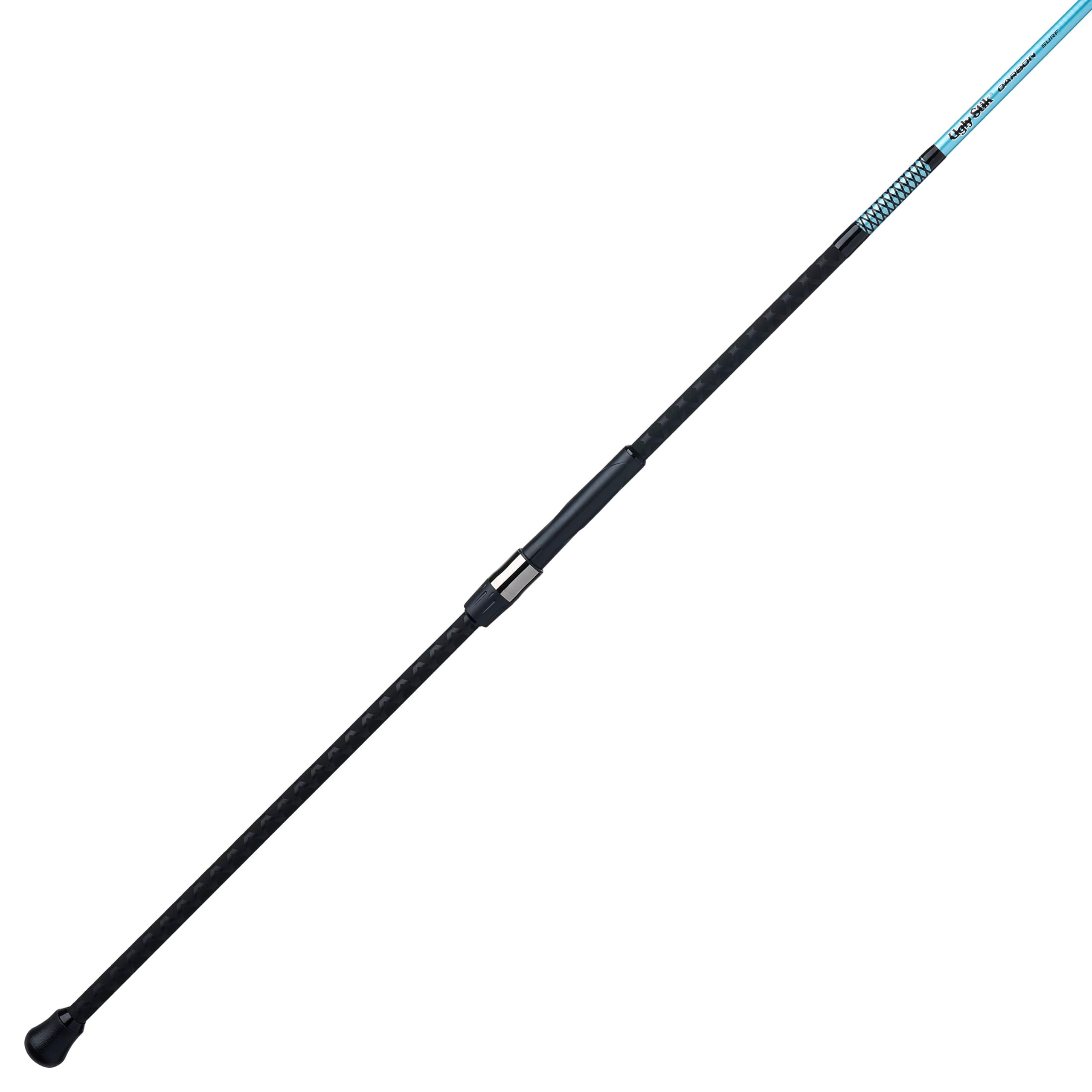 Amazon.com : Ugly Stik 10' Carbon Surf Spinning Rod, 2 Piece Fishing Rod,  Medium Heavy Rod Power, 15-30 lb Line Rating, Lure Rating 1-5 oz : Sports &  Outdoors