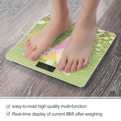 Báscula de baño digital con vidrio templado y pantalla LCD miniatura 5