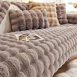 §ＳＵＧＯｉ ソファーパッド ソファカバー ソファーカバー 2人掛け 肘付き かけるだけ 秋冬用 暖かい ソファーシート マルチカバー ソファー 北欧 長座布団 犬猫対策 肘なし ふんわり もこもこ ずれない ベッドカバー 替えソファカバー 汚れ防止 厚手 寒さ対策 洗濯可 ダークグレー 70*150CM