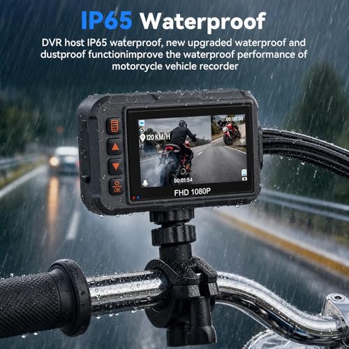 Motorcycle Dash Cam with GPS