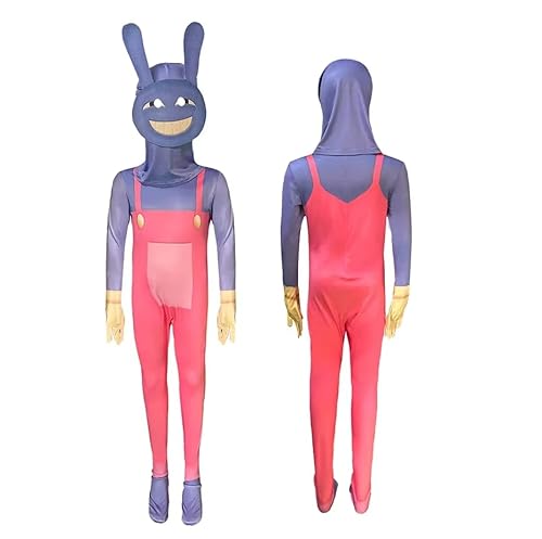 The Amazing Digital Circus Halloween Costume - Pomni, Ragatha, Caine, Jax - Adult Unisex Costume (Jax, XL)
