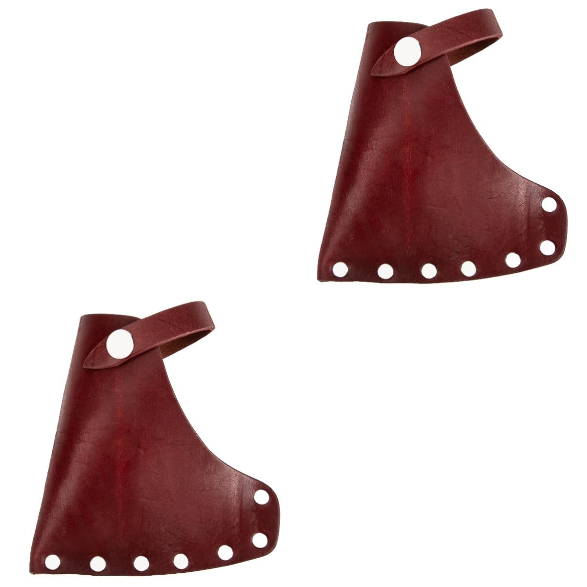 POPETPOP 2pcs Universal Axe Head Portable Case for Hatchet Thicken Cowhide Protector Professional Cover for Axe