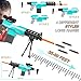 Automatic Toy Gun for Nerf Guns Bullets - 3 Modes Toy Foam Blasters with Bipod, 2 Magazine Clips, 100 Bullets, Automatic Machine Gun for Boys Kids Age 6-12, Gifts for Birthday Christmas