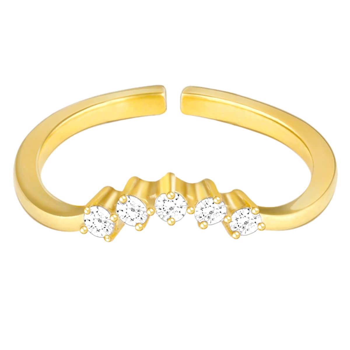 GIVA 925 Silver Gold Eternity Ring, Adjustable | Gifts for Girlfriend, Gifts for Women and Girls | With Certificate of Authenticity and 925 Stamp | 6 Month Warranty* (B09MFZKVYC) Amazon Price History, Amazon Price Tracker