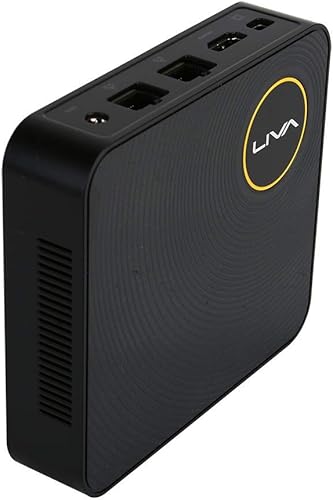 Miniatura 4 de Mini PC Liva Z Intel Celeron N3350 de doble núcleo, 4 GB DDR3L/64GB eMMC, puerto tipo C, 4K @60Hz HDMI+mDP, WiFi, Ethernet, soporte de monitor dual