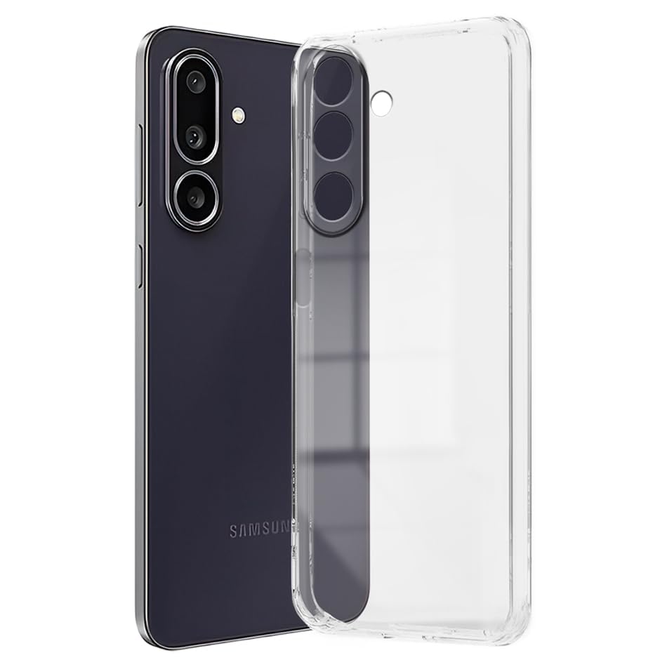 Image of COVERBLACK Soft Rubber Silicon Clear Case Back Cover Compatible for Samsung M36 5G / F36 5G - Transparent