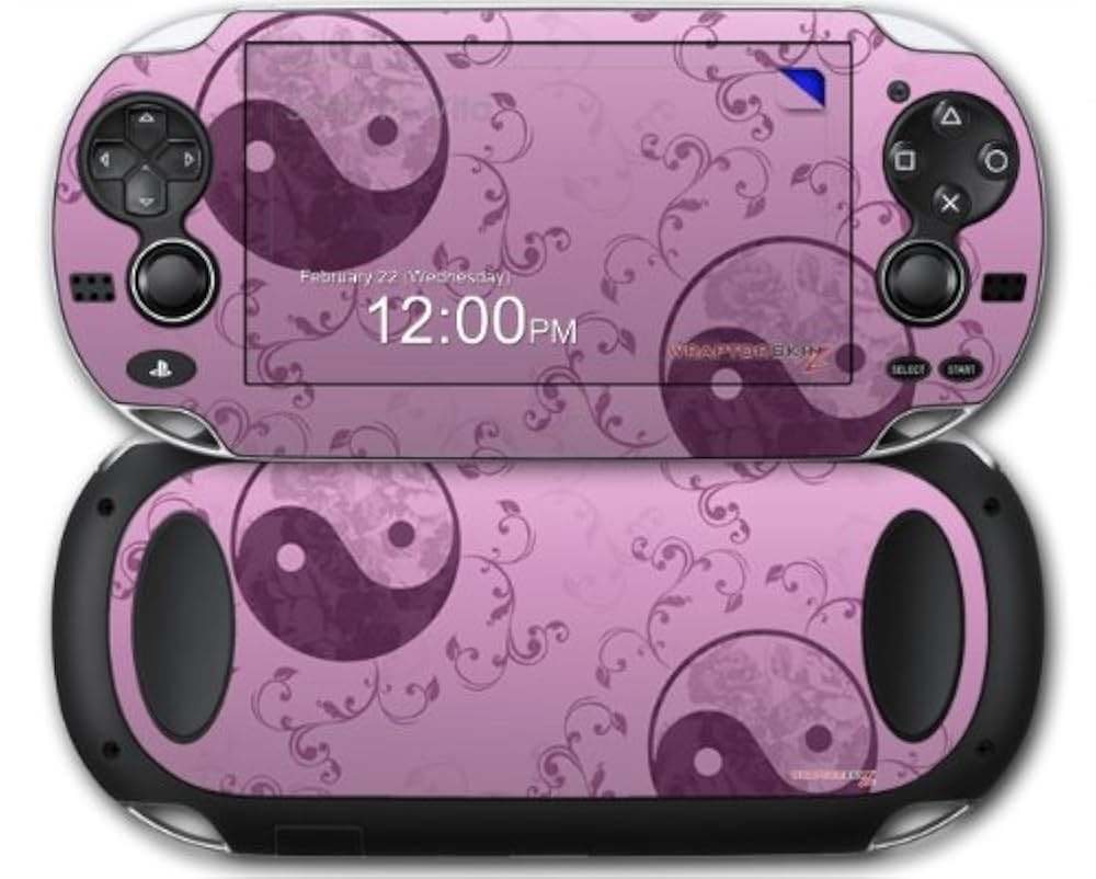 Amazon.com: Sony PS Vita Skin Feminine Yin Yang Purple by