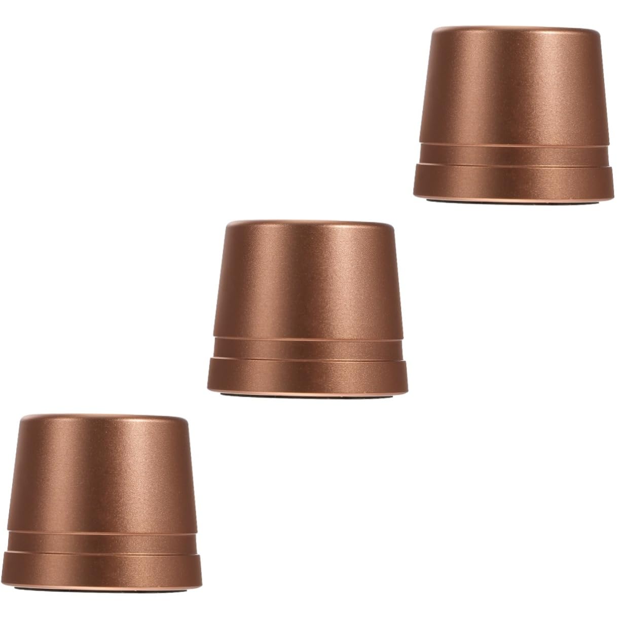 FRCOLOR 3 Pz base del rasoio uomini per il viso supporto per rasoio di sicurezza parà portacoltelli portatili rasoio per vestiti robusto supporto per rasoio barbiere porta rasoio alluminio