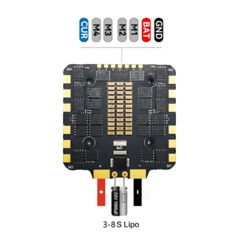 F722 Stack F7 Flight Controller BLHELI_S 80A 4in1 ESC 30.5X30.5mm 3-6S per RC FPV 13 Pollici 15 Pollici Freestyle Drones Parts
