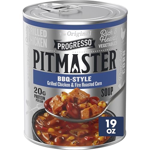 Progresso Pitmaster BBQ Grilled Chicken and Fire Roasted Corn Soup, 19oz